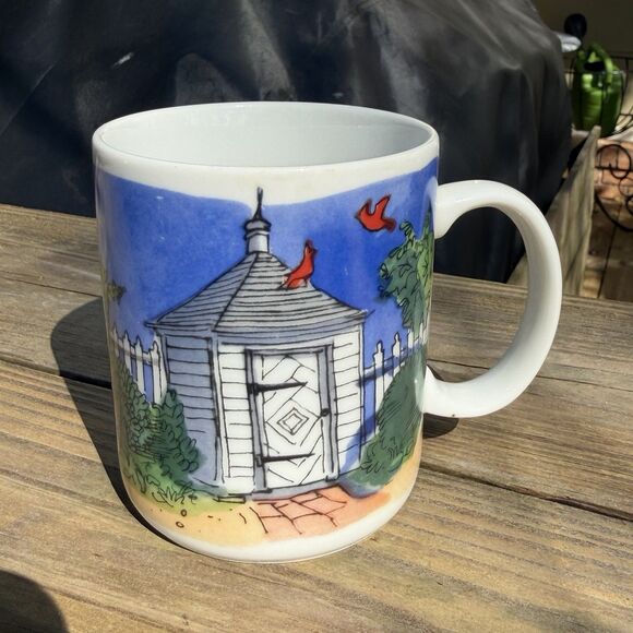 Vintage Williamsburg by Matthew Rice for Andrea By Sadek Coffee Mug 12 oz - Picture 2 of 5